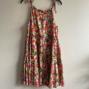 NWOT J. Crew floral tiered dress S